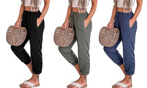 Leo Rosi Women's Summer Pants. Plus Sizes Available. 