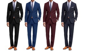 Braveman Men's Classic Fit 2-Piece Suit