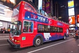 Up to \\$110 Off Night Bus Tour of NYC from TopView Sightseeing