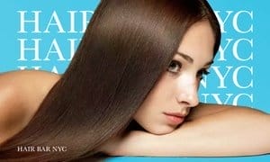 Up to 57% Off on Salon - Brazilian Straightening at Hair Bar NYC