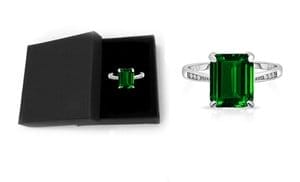 4.00 CTTW Emerald Sterling Si...