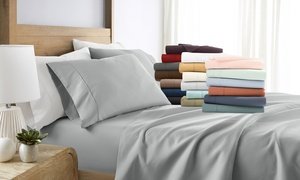 Simply Soft 4-Piece Luxurious Bamboo Bed Sheet Set with Deep Pockets