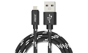 2 Pack USB-C Cable FAST Charger Type-C Data Sync Cord for Samsung Galaxy Phones