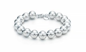 Solid Sterling Silver Italian Handmade Bead Bracelets Free Shipping