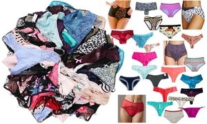 (6 & 12 Pack) Mystery Panties - Briefs Bikini Thongs