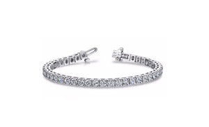 Genuine Crystal Tennis Bracel...