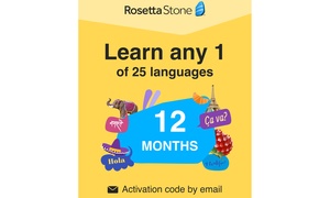 Up to 37% Off Rosetta Stone Subscription