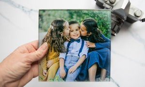 Up to 48% Off Personalized Glass Photo Print from Qualtry