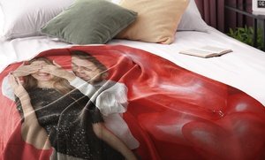 Up to 92% Personalized Photo Blankets from CanvasOnSale