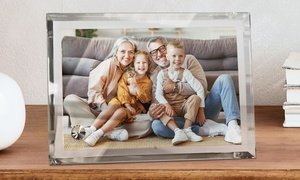 Personalized crystal photo frames from Printerpix