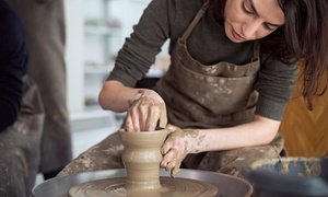 BYOB Spinning (Throwing) Wheel Pottery Class at Color Cocktail Factory