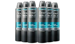 6-Pack Dove 250ml Anti-Perspirant 48 Hour Powerful Protection Deodorant For Men