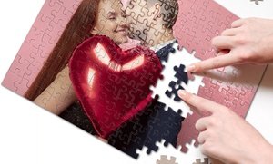 Up to 91% Off Personalized Puzzle Sets from CanvasOnSale