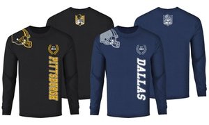 Men's Football Home Team Long Sleeve Shirts