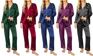 Women's Long Sleeve Sleepwear...