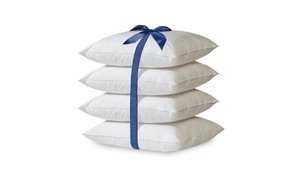 4 Pack Hypoallergenic Down-Alternative Bed Pillow 