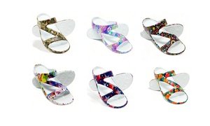 DAWGS Women's PAW Print Z Sandals - 16 Patterns