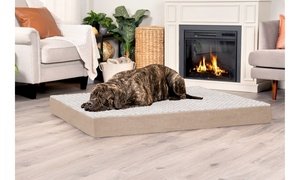 FurHaven Deluxe Dog Pet Bed. Multiple Options Available.