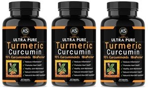 Ultra Pure Turmeric Curcumin 95% Dietary Supplement (1-, 2-, or 3-Pack)