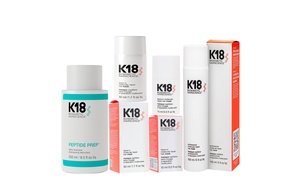 K18 Pro Leave-In Molecular Repair Hair Mask & Peptide Prep Detox Shampoo 