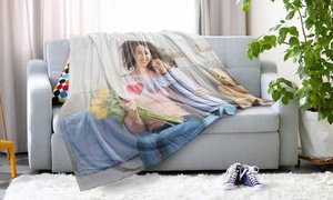 Up to 89% Off Personalized Photo Blankets from Printerpix