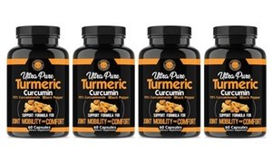 Angry Supplements Ultra Pure Turmeric Curcumin (4- or 6-Pack) 