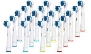 Replacement Toothbrush Brush Heads Set for Oral-B (12pk or 20pk)