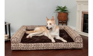 FurHaven Cooling Gel, Orthopedic, or Memory Foam Southwest Sofa Dog Bed