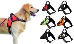 Dog Vest Pet Collar Soft Adjustable Harness Pet No-Pull Hand Strap 