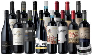 15 Premium Red Wine Bottles