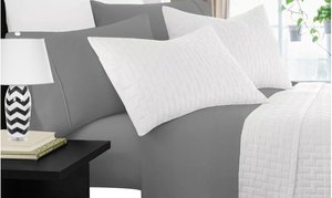 Clearance: Deep-Pocket Luxurious Organic Bamboo Sheet Set (4-Piece)