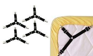 4 PCS Triangle Suspenders Gri...