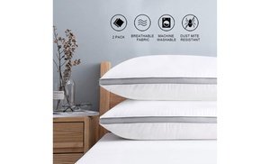 2 Pack Cotton Pillows Overstu...