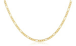 Italian Figaro Chain Necklace...