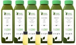 Raw Fountain - Green Juice Cleanse Detox - All Natural Cold Pressed 1 3 5 7 Day