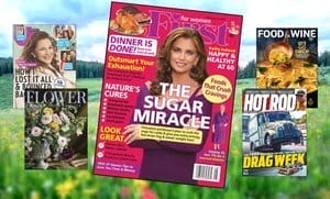 90% Off Three Magazine Subscriptions just \\$6