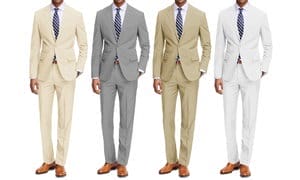 Braveman Mens Classic fit 2PC Solid Suits