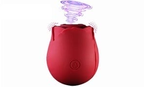 10 Speeds Vibration&Suction Rose Nipple Clitoral Sucking Vibrator Oral Sex Toy