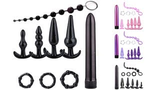 Anal Plug Vibrator Beads Vibrating Massager Adults Sex-Toys 