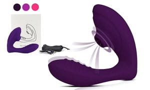 10 Speeds Sucking Vibrator Clit Dildo G spot Massager Sex Toy