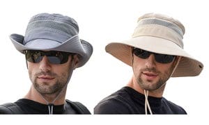 Men's Waterproof Boonie Sun Hat with UV SPF Protection