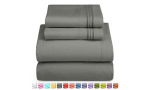 Nymbus 4 Pc Bed Sheet Set -1800 Series Deep Pocket Bed Sheets with Fitted Sheet