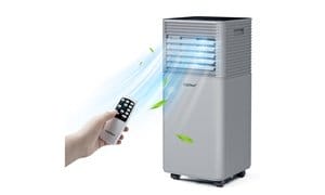 Costway 10000 BTU Portable Air Conditioner 3-in-1 Air Cooler Dehumidifier Fan