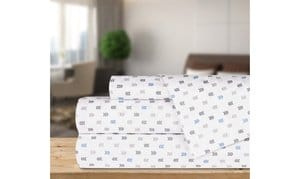 Rustic Cottage Printed Microfiber Sheet Set