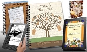 Custom Family Cookbooks