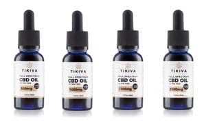 Tikiva High-Potency Full-Spectrum CBD Oil (500mg, 1000mg, 1500mg, or 2500mg)