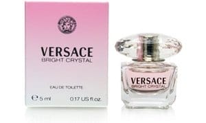 Versace Bright Crystal 0.17 fl. oz. EDT Perfume For Women (MINI)