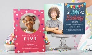 Up to 50% Off Double-Sided Cards or Invitations from Staples