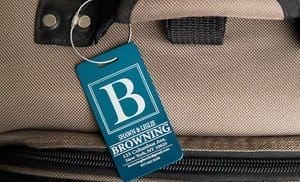 Customized Aluminum Luggage Tags