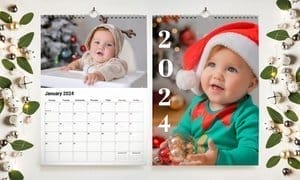 Up to 94% Off Custom Wall Calendar from Printerpix